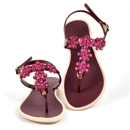 Sandália floral
