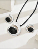 Conjunto em espiral | Brinco + Colar