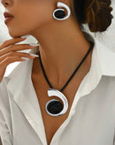Conjunto em espiral | Brinco + Colar