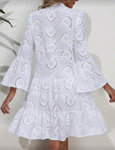 Vestido de Lese com Babados