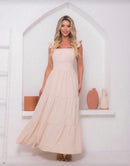 Vestido alça borboleta
