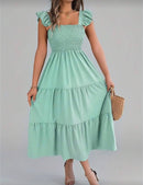 Vestido com babados