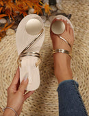 Rasteira pedraria luxo