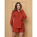 Conjunto Camisa e Shorts Alfaiataria