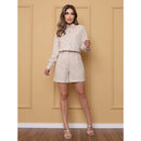 Conjunto Camisa e Shorts Alfaiataria